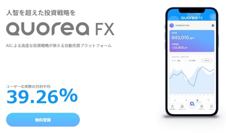 Quorea クオレア Fxは初心者におすすめ Ai自動売買の評判